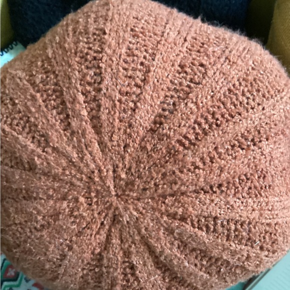 Cozy 2 Knit Boho Pumpkin Crochet Sweater Pillows Good Used Condition - Picture 5 of 5
